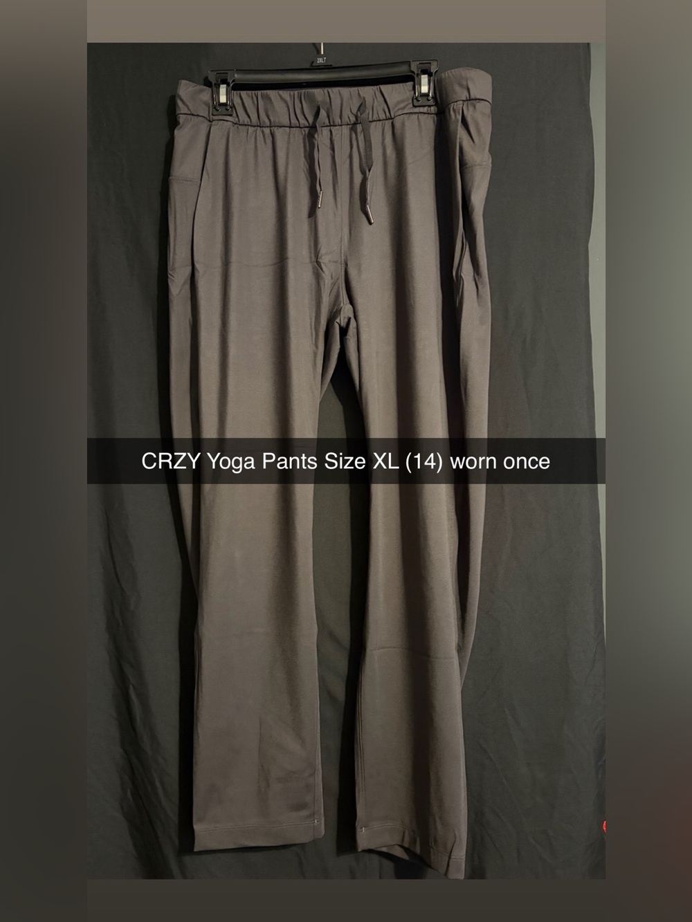 CRZ YOGA Men's Gray Jogger Sweatpants with Drawstring